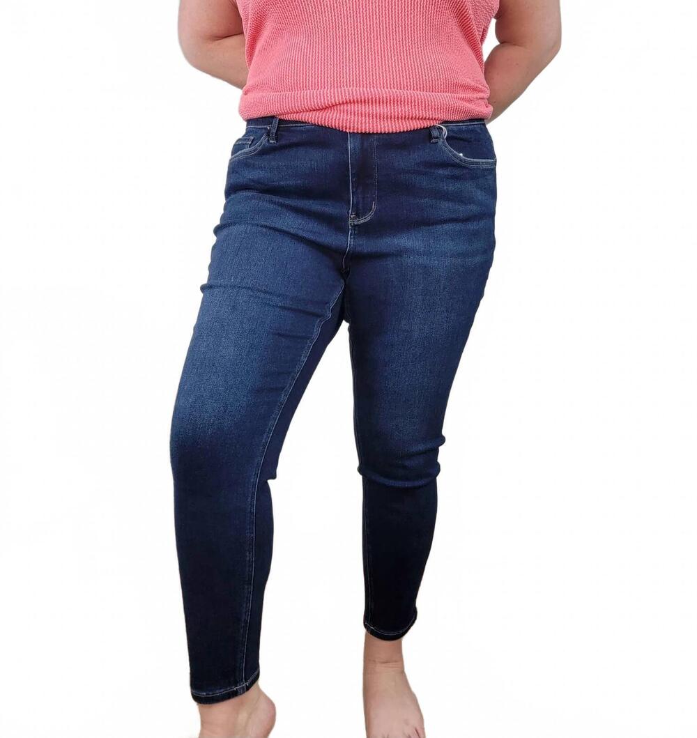 NEW LOVERVET lenox ankle skinny jeans in blue